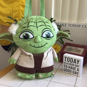 ‘Disney’ Star Wars-Yoda Plush Backpack